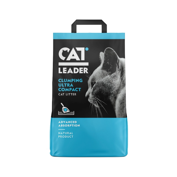 [8020-11-0G07] Geohellas Cat Leader Clumping Ultra Compact Cat LitterWeight: 10kg, Fragrance/Flavour: Unscented