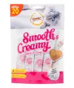Gnawlers Smooth & Creamy Lickable Bonito Flavour Cat Treats Pouch 20pcs X 15g