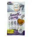 Gnawlers Smooth & Creamy Lickable Salmon Flavour Cat Treats Pouch 4pcs X 15g