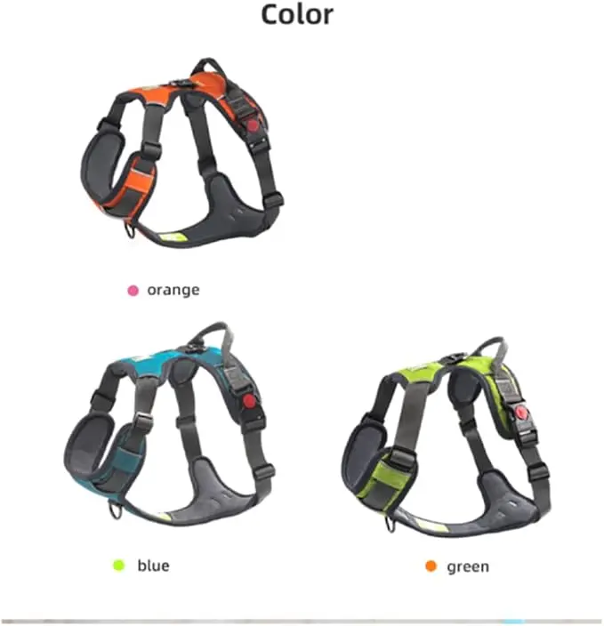 Golden Panda T8 Comfortable Harness, OrangeSizes: M 