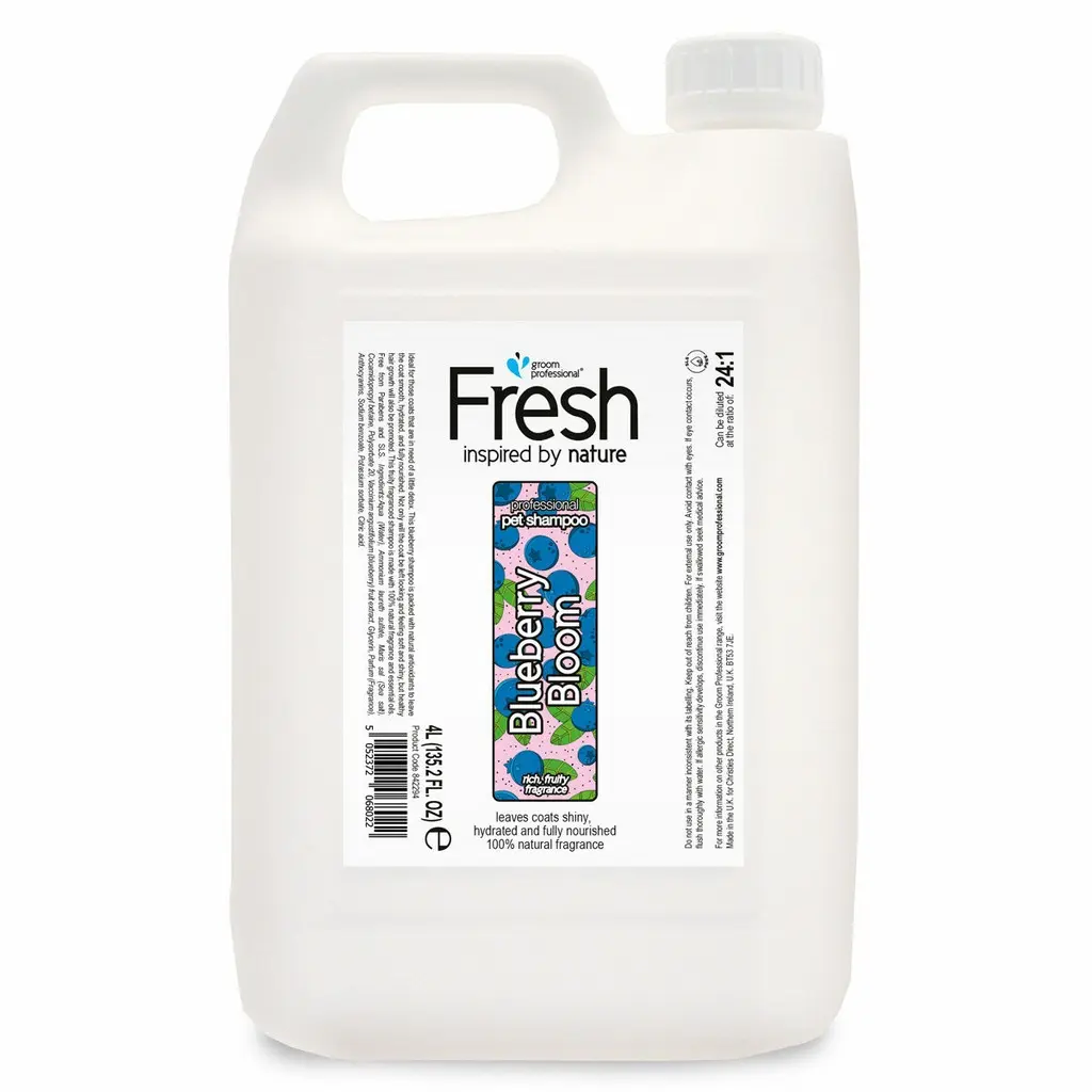 [GP842294] Groom Professional Fresh Blueberry Bloom ShampooVolume: 4 litre