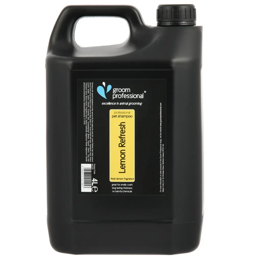 [GP842102] Groom Professional Lemon Refresh ShampooVolume: 4 litre, Fragrance/Flavour: Fresh Lemon
