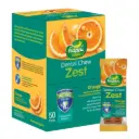 Happi Doggy Dental Chew Zest Orange Dental Chew Display Box 50pcs, 4 inch