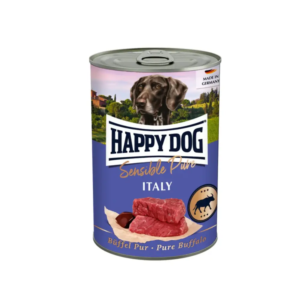 Happy Dog Pure Buffalo Wet Food Can 400 G