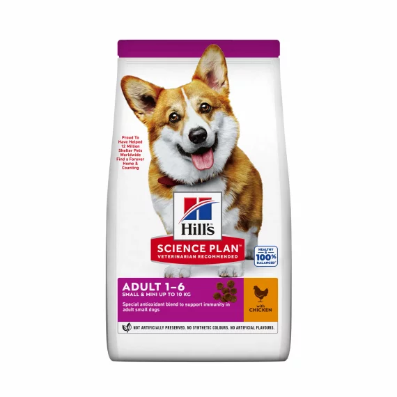 [604344] Hills Science Plan Small & Mini Adult Dog Food with Chicken 3kg