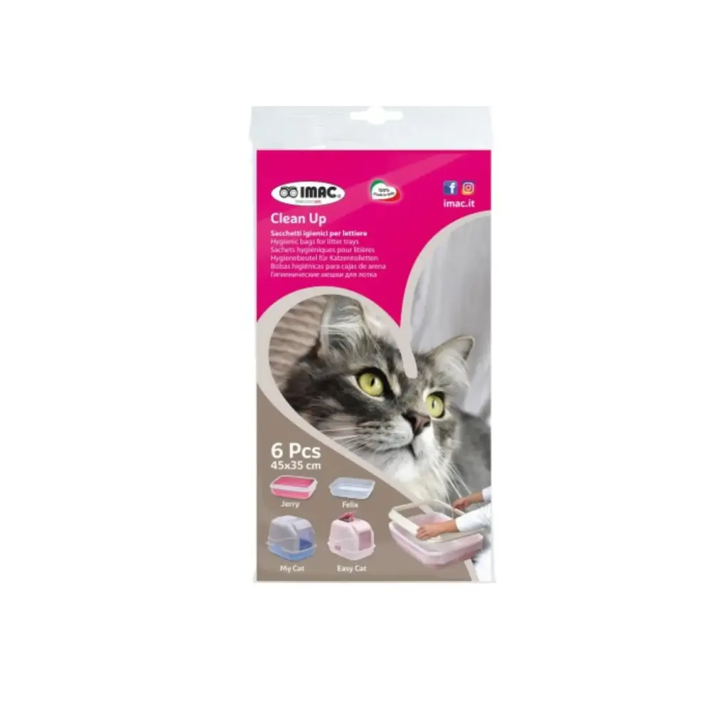 IMAC Clean Up For Easy Cleaning Cat Litter Bag - 45x35cm