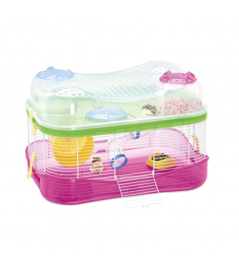 [IM18656] IMAC Hamsters Cage - Compact Small Pet Habitat Size : 58 x 38 x 38.5cm