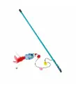 IMAC Cat Toy Teaser Cane with Hanging Mouse – Fun Interactive Wand for Stimulating Play, Exercise & Bonding with Your Cat (47cm)