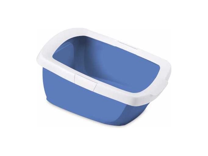 [IM44438] IMAC Funny Junior Litter Tray + Border - 57X43X28.5 cm: Blue