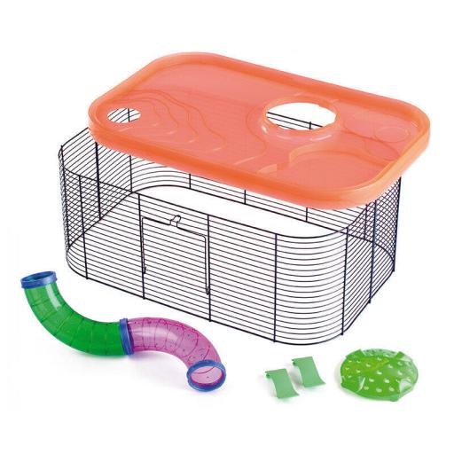 [IM99850] IMAC KIT FANTASY- Cage for HamstersDimension: 56x36x23cm