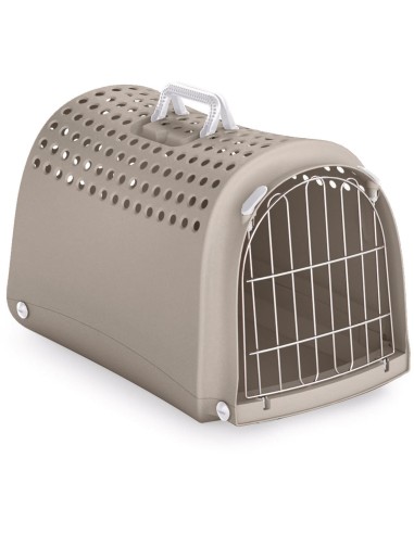 IMAC Linus Carrier for Cats and DogsColor: Grey, Dimension: 50 x 32 x 34.5cm