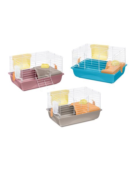 [IM05496] IMAC Ronny 60 - Cage for small pets 60.5x40.5x36cm - IM05496Dimension: 60.5x40.5x36