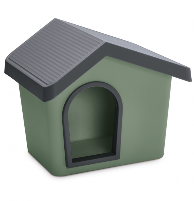 [IM17646S] IMAC ZEUS 50 2nd Life Plastic Dog Kennel 53x46x47.6cm - Green