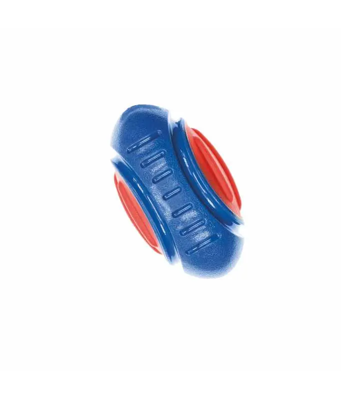 ImacTPRRubberDualColourRugbyBallwithSqueakerSmall,13,2x7,7x7,6cm