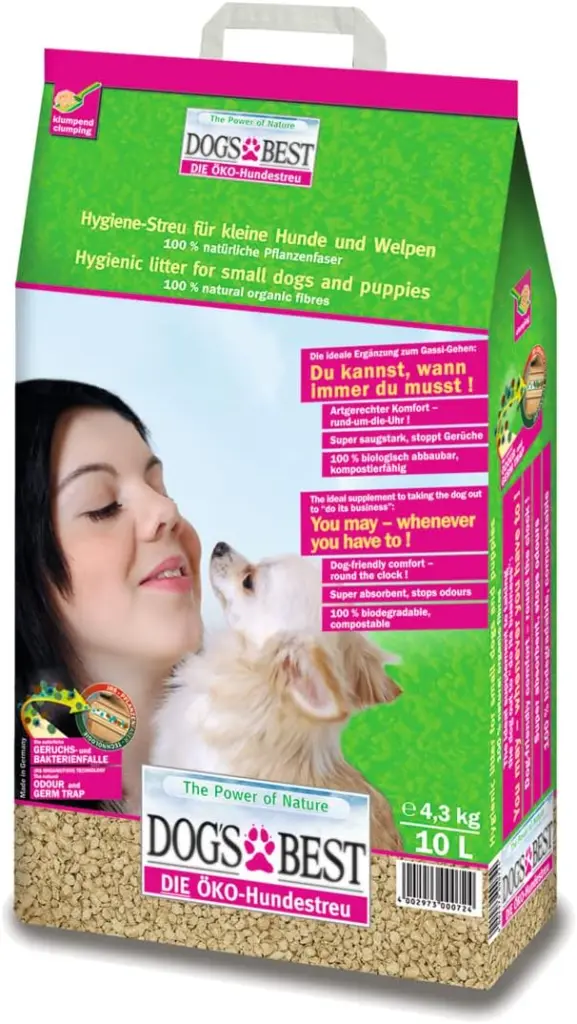 [4002973000724] JRS Dogs Best -The Clumping ECO Dog LitterVolume: 10L, Weight: 4.3Kg