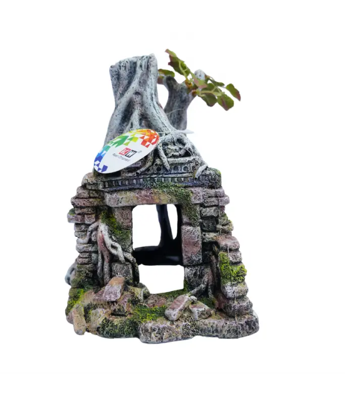 [U-839] KW ZONE RESIN ORNAMENT AQUARIUM DECORATION 16*19*21CM