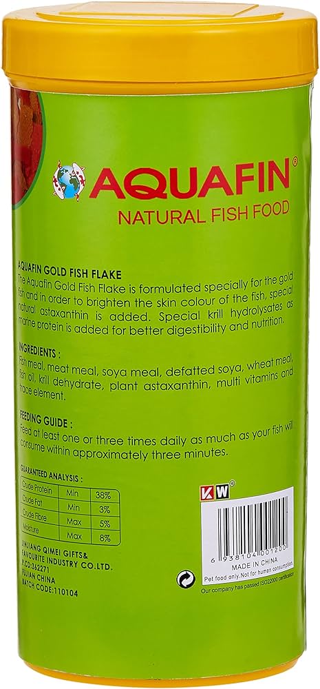 KW Zone Aquafin Gold Fish FlakeVolume: 1000ml 