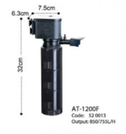 KW Zone Atlas AT Internal FilterModel: FAT1200F, Max Output: 1200L/H
