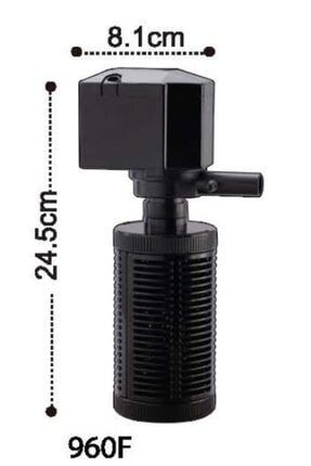 KW Zone Dophin Internal FilterModel: FDF960F, Max Output: 1030L/H