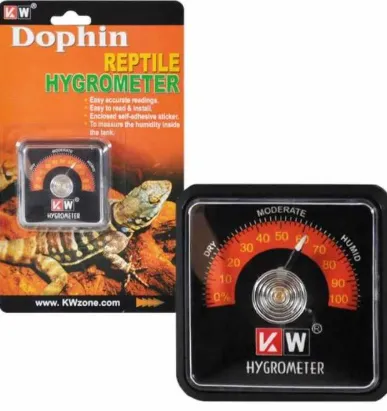 KW Zone Dophin Reptile Hygrometer(B/Card) -TH011