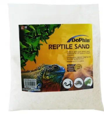 [DESERTSAND-CREAMWHITE] KW Zone Dophin Reptile Sand 1kgColor: Cream White