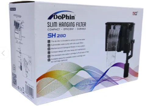 KW Zone Dophin Slim Hanging Filter-SH280 [Output:230L/H]