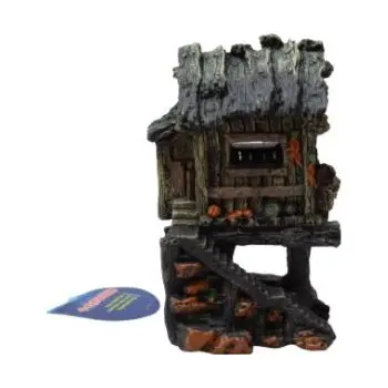 Karis Cozy Miniature House Aquarium Decor – Perfect Fish Hideout KS-90058 | 17 x 9 x 9cm