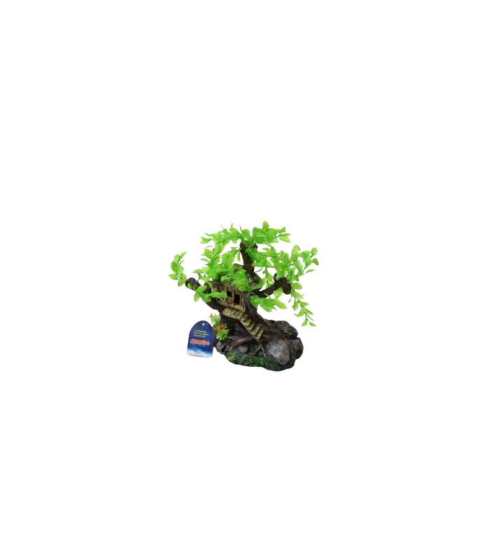 [KS-90060] Karis Enchanting Aquarium Tree Ornament – Naturalistic Fish Habitat KS-90060 | 26x18x11cm