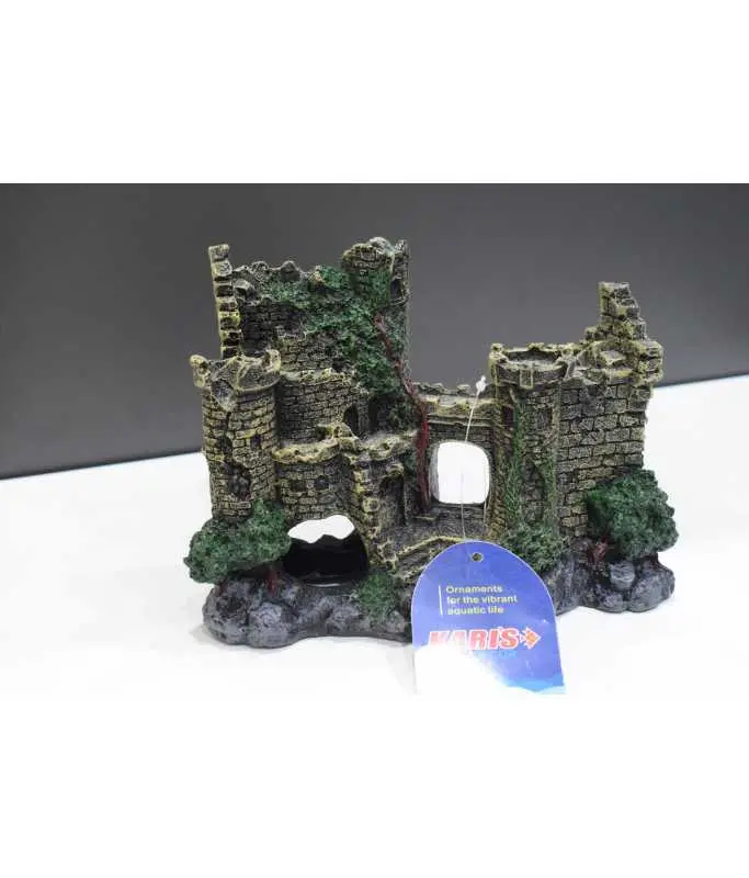 Karis Miniature Stone Shelter – Realistic Aquarium Ornament KS-90079 | 19 x 8 x 13cm