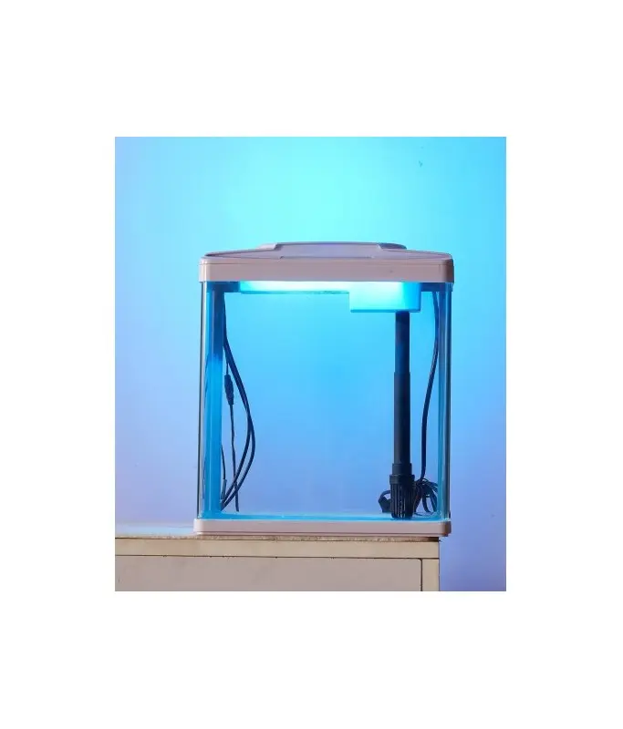 [AQKARISKF280] Karis Compact Glass Aquarium – Small Freshwater Fish Tank for Aquascaping & Home Decor | 285x180x350mm