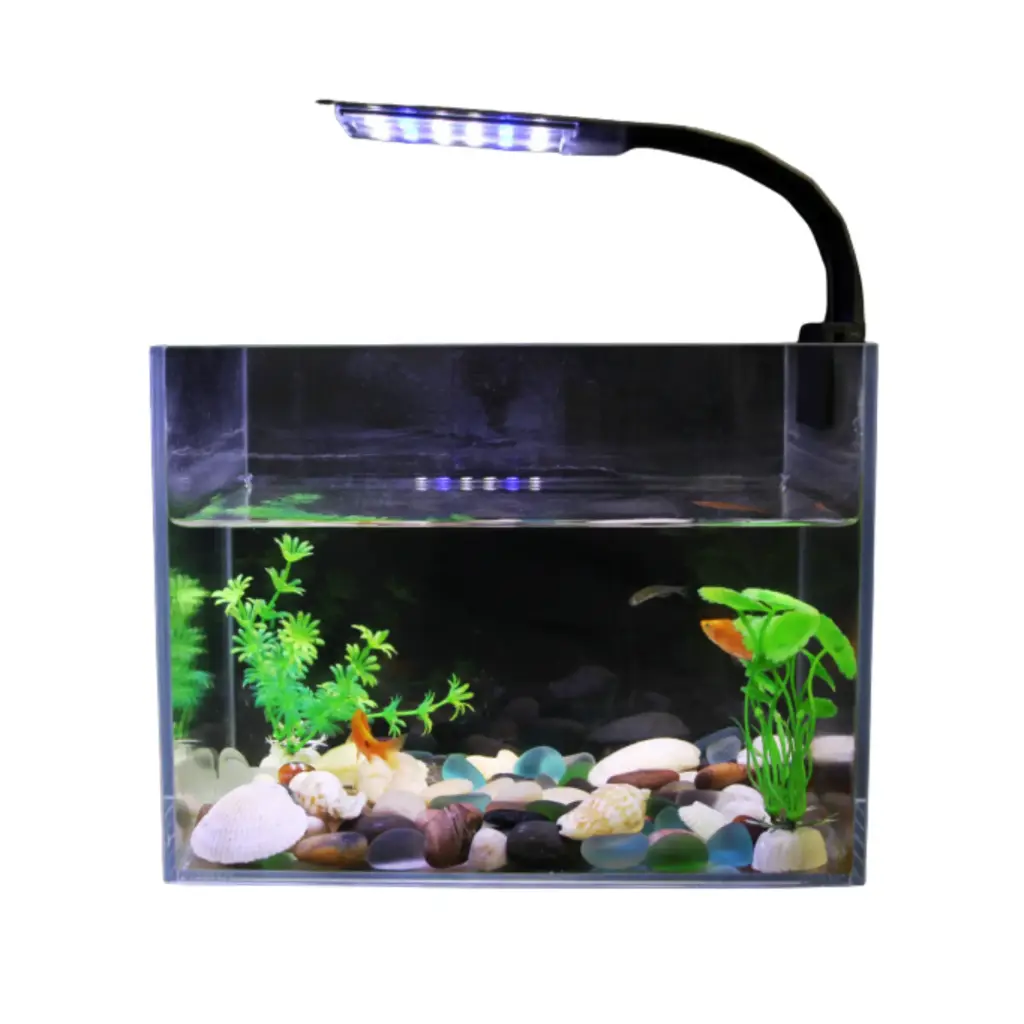 [QL-X5] Karis Quanlong Ultra Thin LED Aquarium Clamp Lamb 6W, 110-220V 50-60Hz