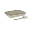 MODERNA TRAY WITH SCOOP&BAG 37CM(C120 SET)Color: Grey