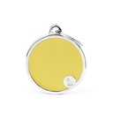 MY FAMILY CERCHIO L GIALLO BASIC HANDMADE
