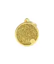 MY FAMILY CERCHIO L GLITTER ORO SHINE NEW