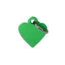 MY FAMILY CUORE PICCOLO ALLUMINIO VERDE