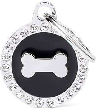 MY FAMILY SMALL BLACK CIRCLE BONE GLAM