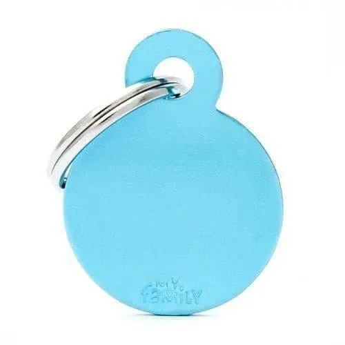 MY FAMILY SMALL ROUND LIGHT BLUE
