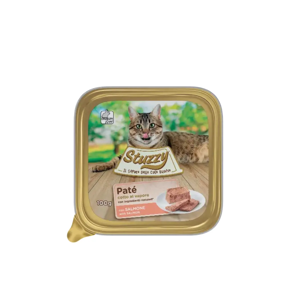Mister Stuzzy Cat with Salmon 100g - Weight: 100g
