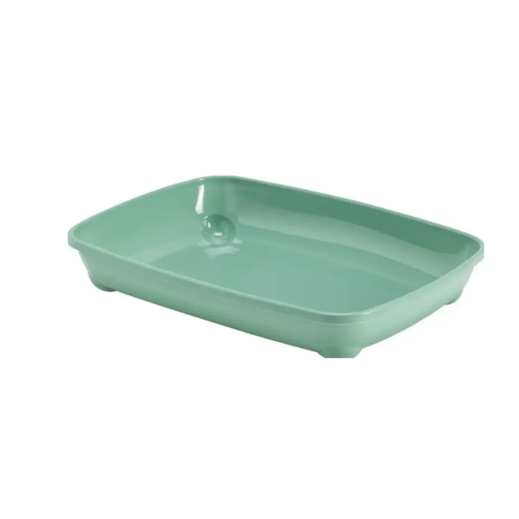 Moderna Arist-O-Tray-Cat Litter Tray 36.7 x 27.1 x 6.2 cm-Green