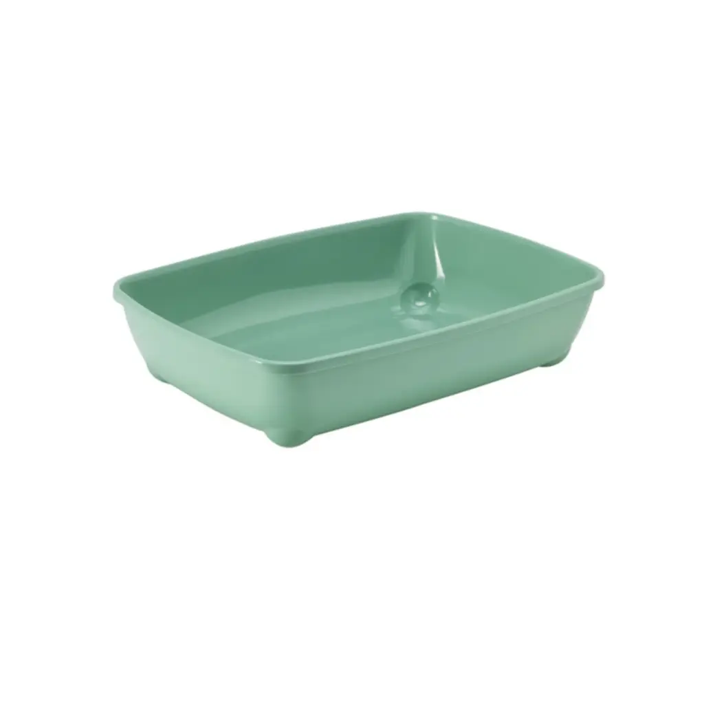 Moderna Arist-O-Tray-Cat Litter Tray 42.2 x 30.4 x 9.9 cm-Green