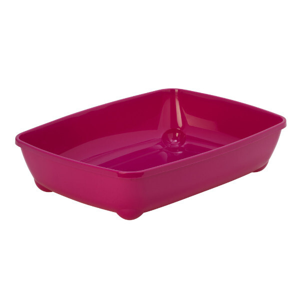 [MOD-C190-0328-00] Moderna Arist-O-Tray-Cat Litter TrayColor: Pink, Sizes: L