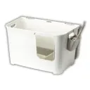 Moderna Casetta Camelia Revolutionary Litter Box- Soft White, L 75.7 x W 45 x H 45 cm