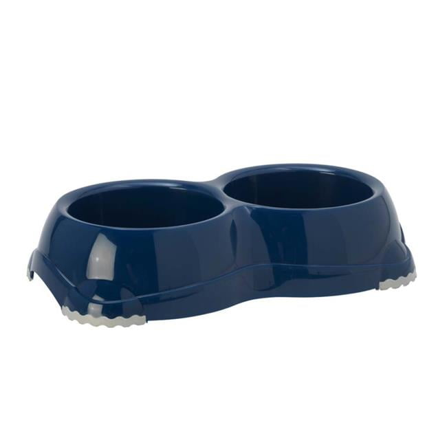 Moderna Double Smarty BowlColor: Blue, Sizes: M