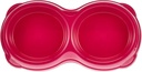 Moderna Double Smarty BowlColor: Pink, Sizes: XS