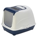 Moderna Flip Cat-Litter BoxColor: Blue, Sizes: XL