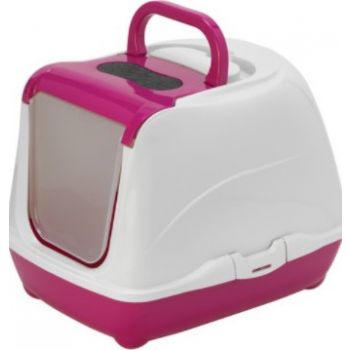 Moderna Flip Cat-Litter BoxColor: Pink, Sizes: XL