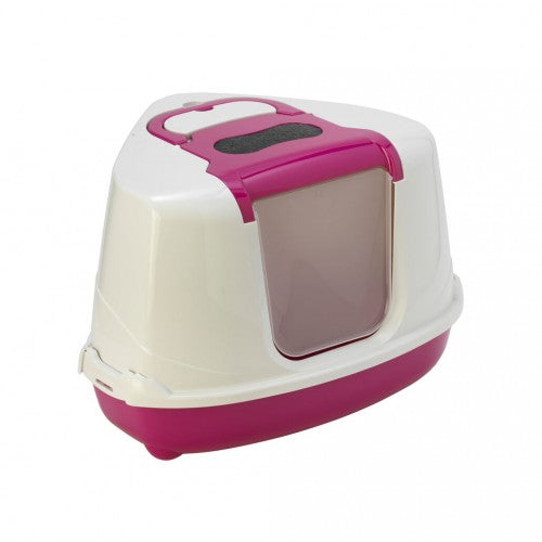 Moderna Flip Corner -Litter Box (C250)Color: Pink
