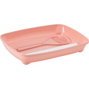 [MOD-C120-0424-0081] Moderna Kitten Starter Kit-Tray with Scoop & Bag 36.7 x 27.1 x 6.2 cm-Pink