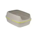 Moderna Lift to Sift -Open Cat Litter Box (Grey+Lemon)Sizes: XL