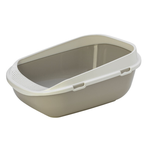 Moderna Mega Step-Cat Litter Tray (C284)Color: Grey